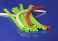 Machinery Sealing Silicone Rubber Strips Rectangular High Tear Resistant