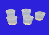 No Odor Moulded Rubber Parts Colorfast , Transparent Silicone Rubber Plugs