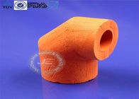 Red OEM Molded Silicone Parts New Design Open Cell Foam Tube Type