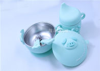 Ecofriendly Silicone Baby Products , Silicone Baby Bowl With Spoon Fork