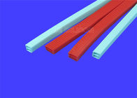 White Silicone Rubber Edge Trim , High Temperature Rubber Strips Press Resistant
