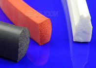 Multi Functional Silicone Sponge Rubber Strips Thermotolerant Fuel Resistant