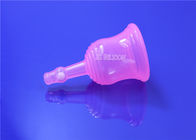 Washable Healthy Silicone Menstrual Cup , Collapsible Diva Cup Free Sample