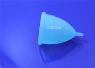 Washable Healthy Silicone Menstrual Cup , Collapsible Diva Cup Free Sample
