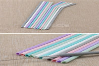 Portable Folding Collapsible Silicone Straw -50~250℃ Work Temperature For Kids