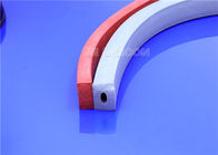 Heat / Fuel Resistant Silicone Sponge Rubber Strips High Pressure Flexible Extrusion